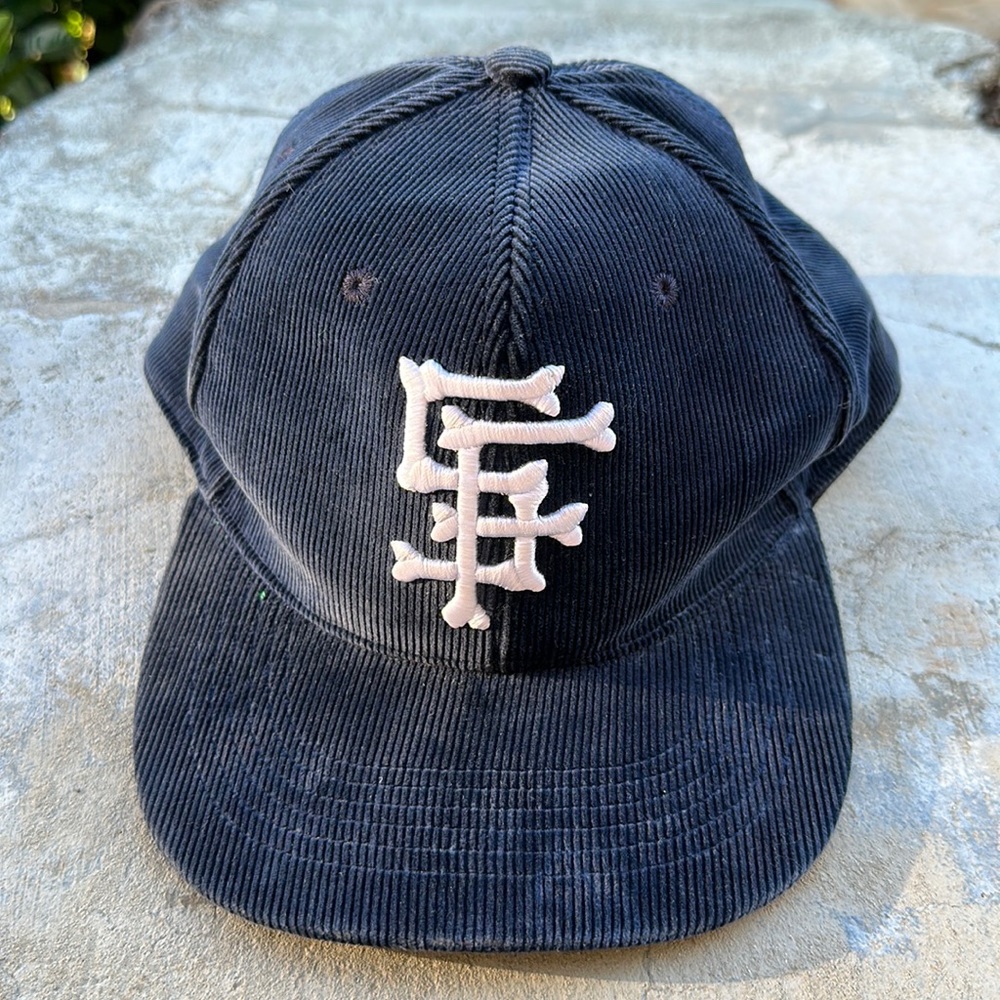SF BareBones Hat Adjustable Navy Cordaroy